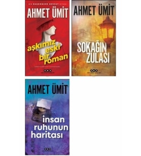 Ahmet Ümit 3 Kitap Seti (insan Ruhunun Haritası-aşkımız Eski Bir Roman -sokağın Zulası )
