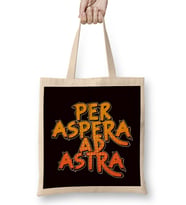 Per Aspera Ad Astra Latin Language Phrase Saying Inspiration Bez Çanta Uzun Saplı