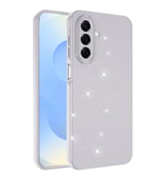 Samsung Galaxy A17 Uyumlu Kılıf Kamera Korumalı Simli Lüks Zore Koton Kapak