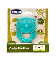 Chicco Owly Diş Kaşıyıcı 3-18 Ay - Mavi (Renksiz)