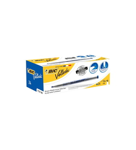 Bic Tahta Kalemi Yuvarlak Uçlu Velleda Mavi (24 Lü Paket)