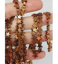Hematit Taşı Yıldız Şekilli 2.5*6mm Dizi (56044)