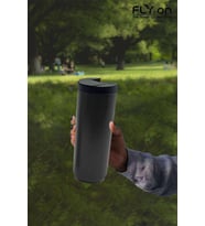 Elde Kolay Tutma Içimi Rahat Çift Katmanlı Metal Termos 500 Ml