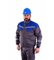 ESER - 7-7 Gabardin İçi Polarlı Robalı Mont - Mavi Gri