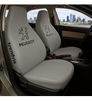 Peugeot Araç Ön ve Arka Koltuk Kılıfı – Penye Oto Servis Koruma Kılıfı (Gri)