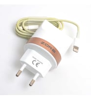 Zore Tiger 2000 Mah 2 in 1 Lightning Ev Şarj Seti (Beyaz)