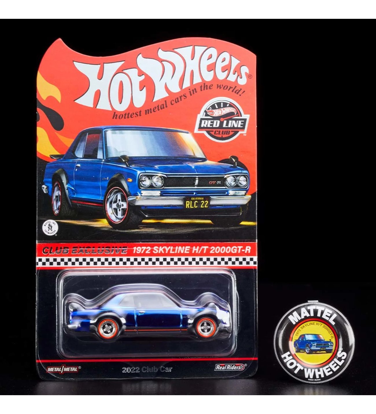 HotWheels RLC 1972 Skyline H/T 2000GT-R 2022 Club Arabası