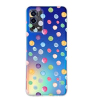 PrintiFy Oppo A55 4G ile Uyumlu Water Color 6  Kamera Korumalı Şeffaf  Kılıf