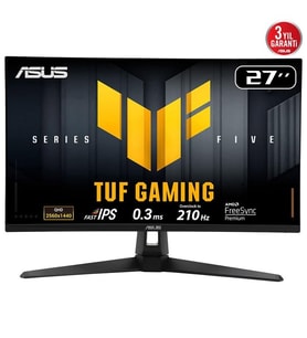 ASUS 27 IPS TUF GAMING VG27AQ5A 0.3MS 210Hz HDMI-DP Gaming Monitör (2560 X 1440)