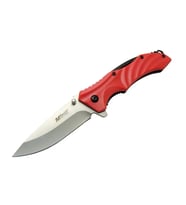 Mtech 4312 Kırmızı Kamp Çakı 20cm - Yarı Otomatik, Kemerlikli
