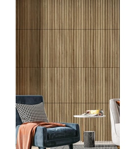 50cmx50cm 1Adet 3D Abs Malzeme PVC Dayanıklı Duvar Paneli Silinebilir Lambiri Model Kahverengi Panel