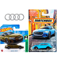 2 Araç Audi Set - Hot Wheels e-tron Gt & Matchbox  e-tron (1/64)