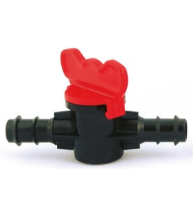 16'lık Damla Sulama Plastik Küresel Mini Vana (16x16 mm - 100 Adet)