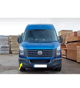 VW Crafter 2006-2013 Ön Tampon Sağ Sis Farı Kapağı 2E0807676A