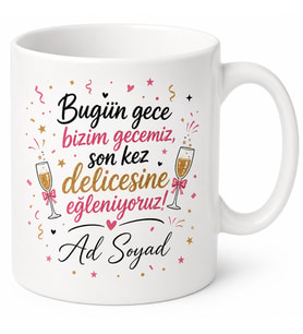 Bekarlığa Veda Partisi Son Bekar Gecesi Kupa Bardak Eğlenceli Hediye