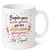 Bekarlığa Veda Partisi Son Bekar Gecesi Kupa Bardak Eğlenceli Hediye