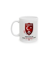Türkiye Futbol Temalı Taraftar Porselen Kahve Kupası 330 ml KF13052620