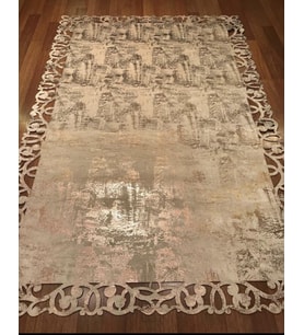 Hoom Rugs Deri Halı 05 B.Copper Dekoratif Deri Halı (Açık Vizon)