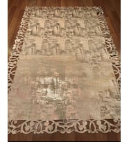 Hoom Rugs Deri Halı 05 B.Copper Dekoratif Deri Halı (Açık Vizon)