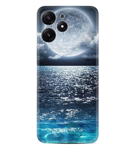 Xiaomi Poco M6 Pro 5G Kılıf Desenli Silikon Great Moon 1301