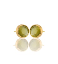 Kadir Jewellery 22 Ayar Altın Kaplama Kadın Minimal Küpe -El İşçiliği Ve Hipoalerjenik Küpe