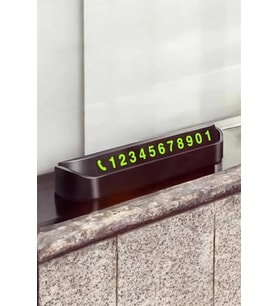 Numaralık Araç İçi Araba Araç Park Numaratör Telefon Numarası Yazma