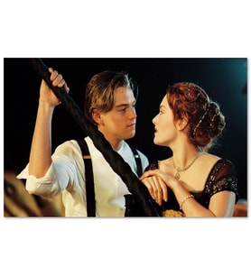 Cakatablo Titanic Jack ve Rose Aşk MDF Tablo