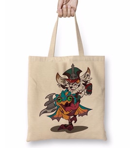 League of legends kled Bez Çanta Uzun Saplı