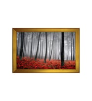 Manzara Temalı Kanvas Tablo 80 x 110 cm Gold Çerçeve