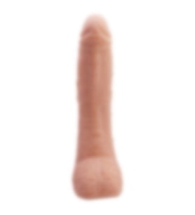 River World G-Spot Kavisli 27 Cm'lik Damarlı Realistik Vantuzlu Dev Dildo Pe nis