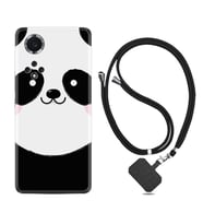 Huawei Nova Y70 Y90 Nova 9 SE  Kılıf Boyun Askılı Silikon Sevimli Panda 1794