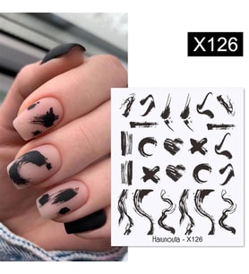 Su transferli nail art sticker X126 (53622-2)