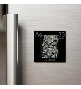 Arsenic (Arsenik) Elementi – Buzdolap Magneti – 9x9 cm
