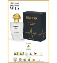 DİVERSO W15 KADIN PARFÜM EDP 50 ML ÇİÇEKSİ & ODUNSU MİSK  T.C. Sağlık Bakanlığı ÜTS KAYITLI