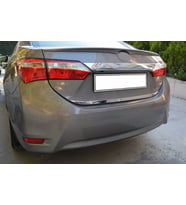 Toyota Corolla Formlu Krom Bagaj Alt Çıta 2013-2019 Paslanmaz Çel
