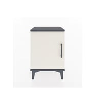 Arges Komodin 2 Raflı Tek Kapaklı 44x30x64 Antrasit-Aytaşı