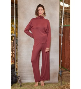 Monamise Kadın Balıkçı Yaka Çizgi Desenli Pijama Takımı