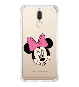 Huawei Mate 10 Lite  Köşe Korumalı Antişok Kapak Minnie Mouse Tasarımlı Şeffaf  Kılıf