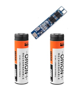 2 Adet Orion Li-ion Pil ve 2S 8A BMS.