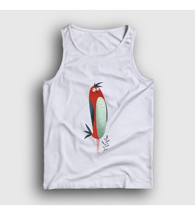 Presmono Unisex Beyaz Cool Bird Kuş Atlet 290748tt (Beyaz)