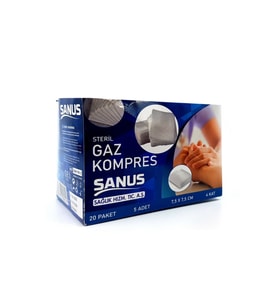 Steril Emici Gaz Kompres Gazlı Bez 7.5 x 7.5 1 Kutu