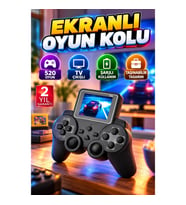 Atari S10 Retro El Oyun Konsolu – 520 Oyun, Şarjlı, Taşınabilir ve TV Çıkışlı