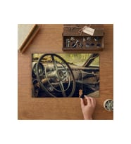 Terk Edilmiş Araba İç Dizayn Tasarımı 240 parça Ahşap Puzzle Ahşap Kutuda MP05248