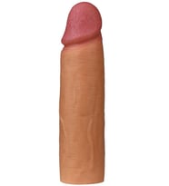 Fastieshop Gerçekçi Dokulu 2.5 cm Dolgulu Penis Kılıfı - 16.5 cm (Ten)