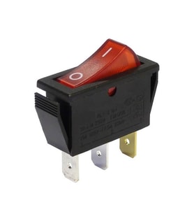 Kırmızı Işıklı On-Off İnce Anahtar / KCD-104