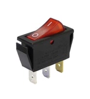 Kırmızı Işıklı On-Off İnce Anahtar / KCD-104