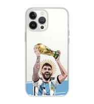 Iphone 12 Pro Uyumlu Lionel Messi Arjantin Tasarımlı Şeffaf Telefon Kılıfı