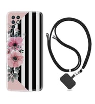 INFINIX Note 11 Pro Note 10 Hot 9 Play Kılıf Boyun Askılı Silikon Flowers 4 1390