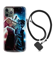 Apple iPhone 11 12 13 14 Pro Max Kılıf Boyun Askılı Silikon Play Me 1757