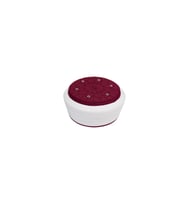 Talebe Sarığı-Beyaz Kumaş-Bordo Takke-Düz Sarım-Kuş Gözlü-5 metre